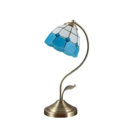Illuminate Home Beleuchtung-Retro Tiffany Tischlampe - Vintage Glasbeleuchtung