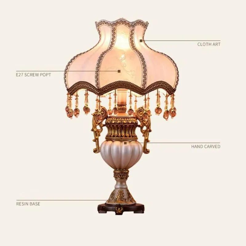 Illuminate Home Beleuchtung-Retro Tischlampe - Vintage Akzentlicht