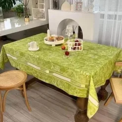 Feast u0026 Flair Küche & Esszimmer-Retro wasserdichte Leinentischdecke - Pastorale Essdecke