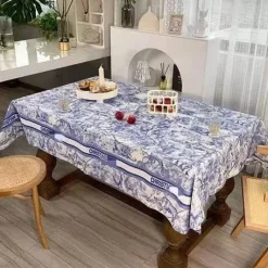 Feast u0026 Flair Küche & Esszimmer-Retro wasserdichte Leinentischdecke - Pastorale Essdecke