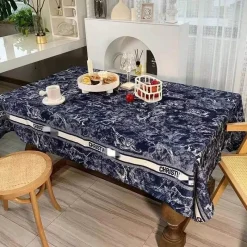 Feast u0026 Flair Küche & Esszimmer-Retro wasserdichte Leinentischdecke - Pastorale Essdecke