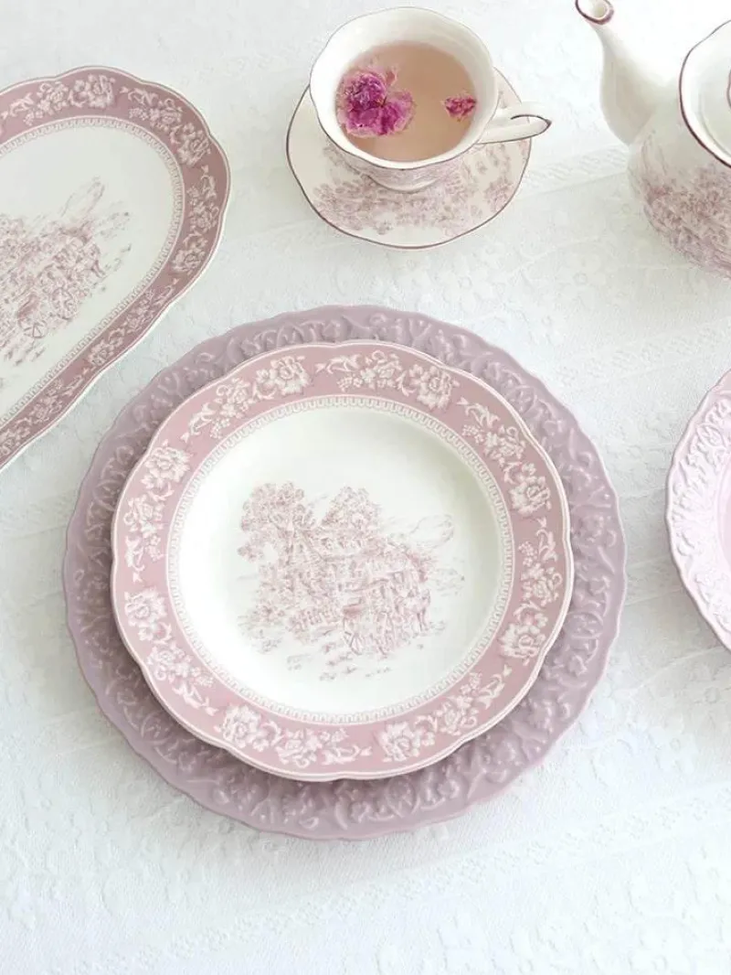 Plates u0026 More Küche & Esszimmer-Retro-Garten-Geschirrset – Klassisches Speiseerlebnis