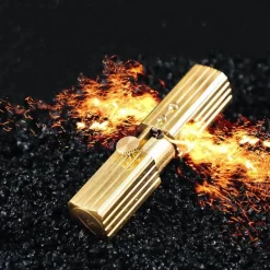 The Outdoor Vault Heimwerkzeuge|Outdoor & Garten-Retro-Gasfeuerzeug – Vintage-Automatikzündung