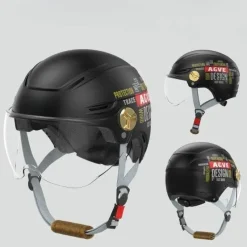 The Outdoor Vault Camping Im Freien|Heimwerkzeuge-Retro-Motorradhelm – Hochleistungs-Sicherheitsausrüstung für Fahrer