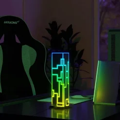 The Light Loft Beleuchtung-RGB LED Farbwechsel Würfel Tischlampe - Nachtlicht