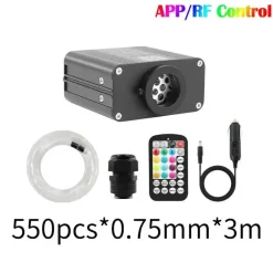 The Decor Haven Autozubehör|Automobilindustrie-RGB-Glasfaser-Deckenleuchte – Stimmungsvolle Atmosphärenbeleuchtung