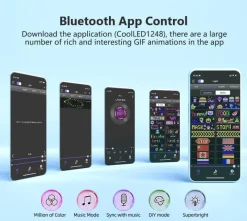 Wild u0026 Free Gear Autozubehör|Automobilindustrie-RGB-LED-Pixel-Panel – Vielseitiger Smart-Display-Bildschirm