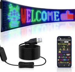 Wild u0026 Free Gear Autozubehör|Automobilindustrie-RGB-LED-Pixel-Panel – Vielseitiger Smart-Display-Bildschirm
