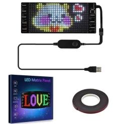 Wild u0026 Free Gear Autozubehör|Automobilindustrie-RGB-LED-Pixel-Panel – Vielseitiger Smart-Display-Bildschirm
