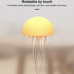 Timeless Touch Beleuchtung-RGB-Quallen-Nachtlampe – sprachaktiviertes Stimmungslicht