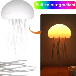 Timeless Touch Beleuchtung-RGB-Quallen-Nachtlampe – sprachaktiviertes Stimmungslicht