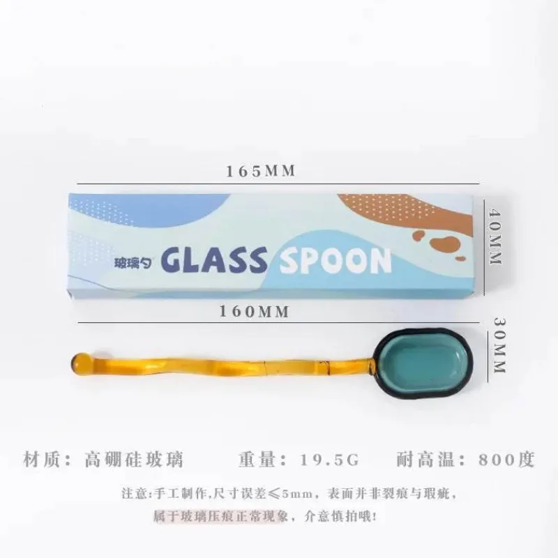 Plates u0026 More Küche & Esszimmer-Rührlöffel aus Glas – ideal für Getränke und Säfte