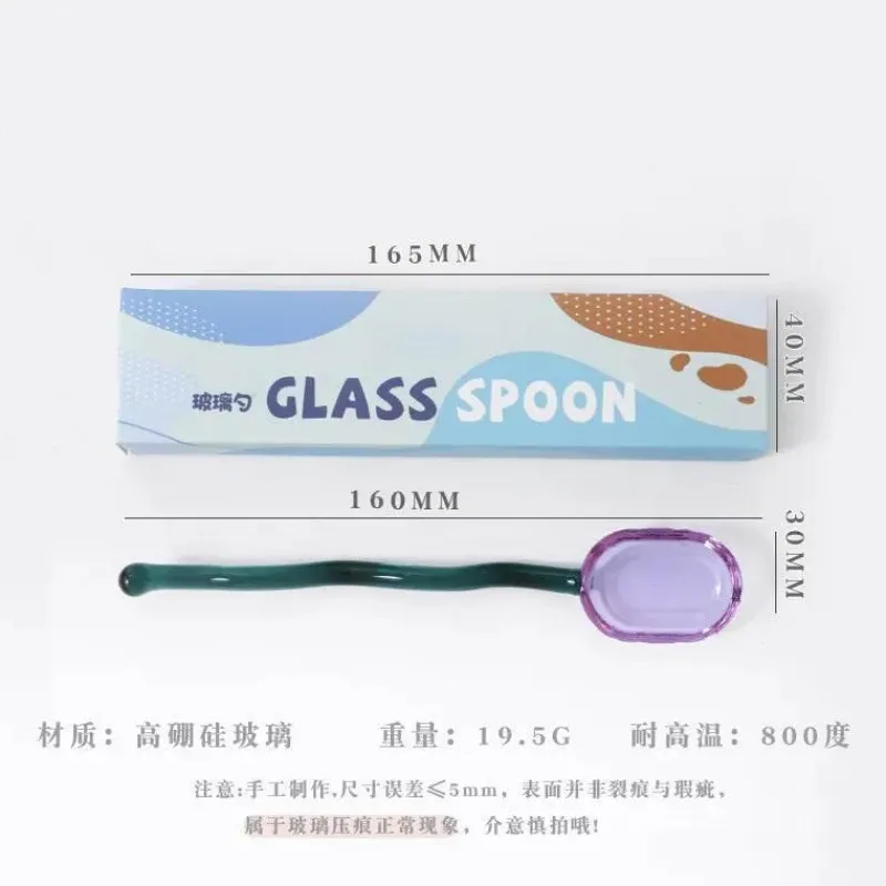 Plates u0026 More Küche & Esszimmer-Rührlöffel aus Glas – ideal für Getränke und Säfte