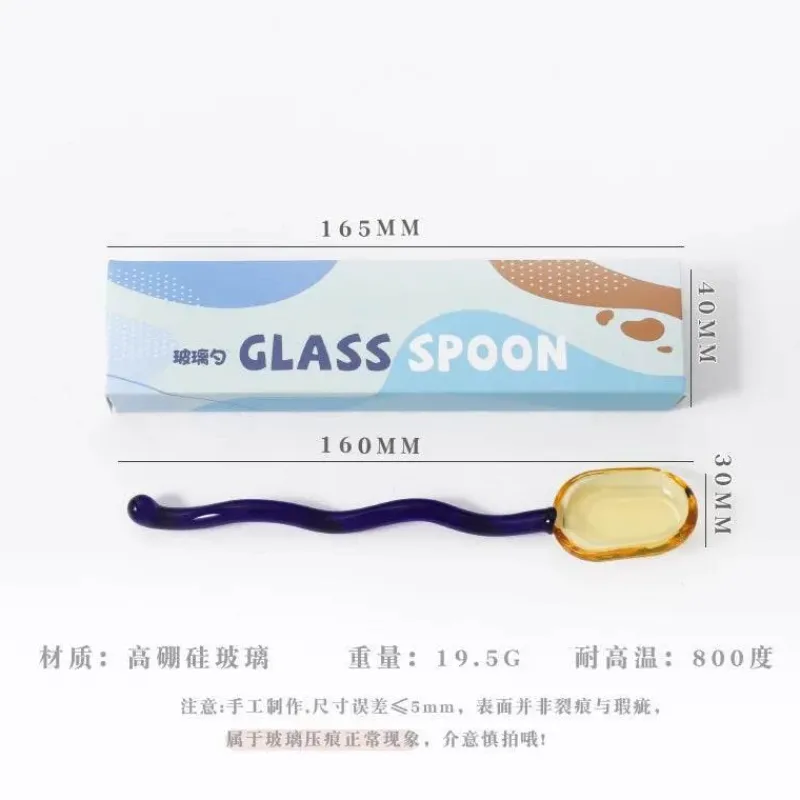 Plates u0026 More Küche & Esszimmer-Rührlöffel aus Glas – ideal für Getränke und Säfte