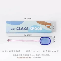 Plates u0026 More Küche & Esszimmer-Rührlöffel aus Glas – ideal für Getränke und Säfte