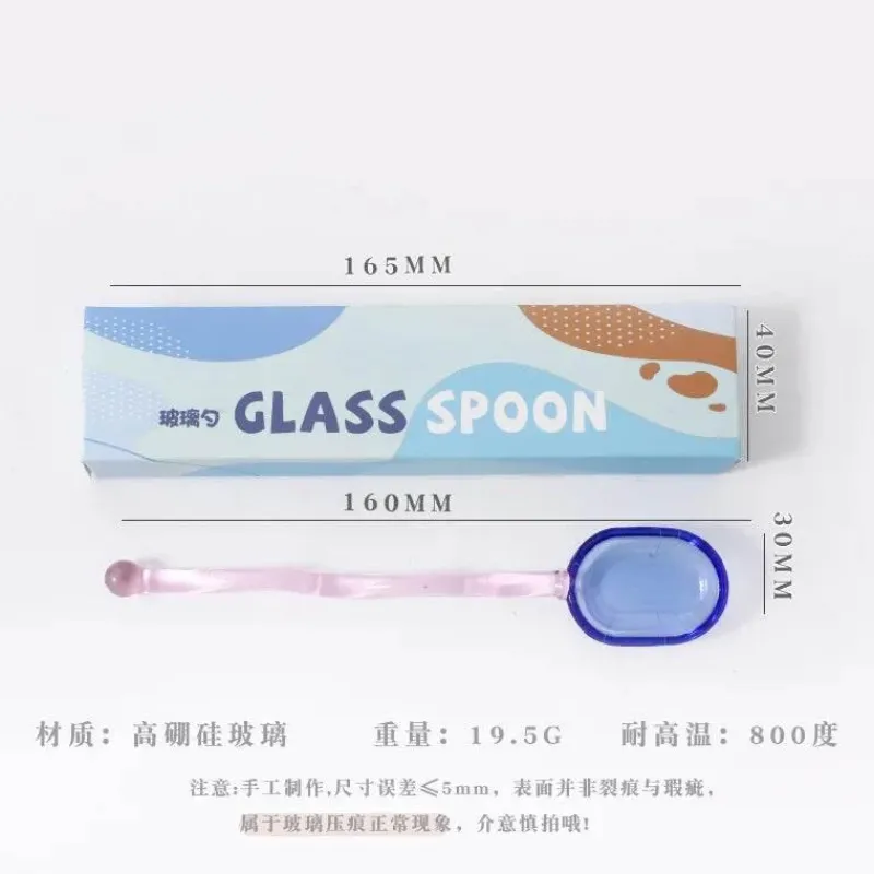 Plates u0026 More Küche & Esszimmer-Rührlöffel aus Glas – ideal für Getränke und Säfte