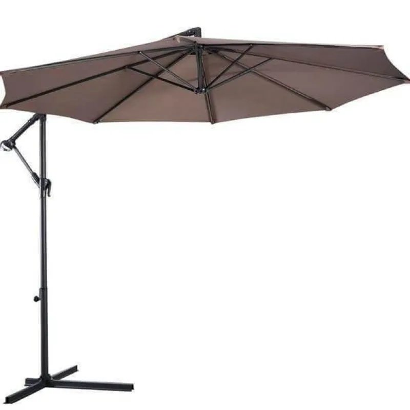 Nomad Gear Camping Im Freien|Outdoor-Artikel-Riesiger Hängeschirm für den Außenbereich – UV-beständiger Terrassenschirm