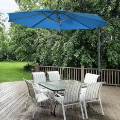 Nomad Gear Camping Im Freien|Outdoor-Artikel-Riesiger Hängeschirm für den Außenbereich – UV-beständiger Terrassenschirm