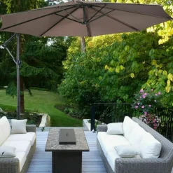 Nomad Gear Camping Im Freien|Outdoor-Artikel-Riesiger Hängeschirm für den Außenbereich – UV-beständiger Terrassenschirm