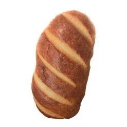 Cozy Cushions Bettzeug-Riesiges Brot-Plüschkissen - Dekoratives Lebensmittelkissen