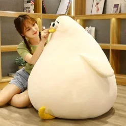 The Decor Haven Babyspielzeug-Riesiges Pinguin-Plüschkissen – weiches, kuscheliges Stofftier