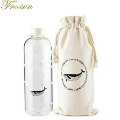 Feast u0026 Flair Küche & Esszimmer-Robbenwal-Wasserflasche mit Hülle – Kreatives Camping-Trinkgeschirr