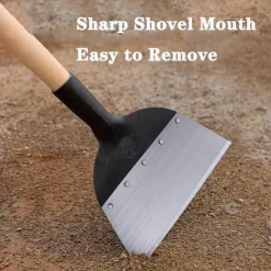 The Outdoor Vault Outdoor-Artikel|Heimwerkzeuge-Robuste Gartenschaufel aus Stahl – Multifunktionales Reinigungswerkzeug
