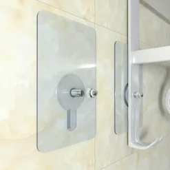 Comfort u0026 Style Gadgets Für Zuhause-Robuste transparente selbstklebende Kleiderbügel – 10 Stück stanzfreie Wandhaken