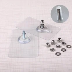 Comfort u0026 Style Gadgets Für Zuhause-Robuste transparente selbstklebende Kleiderbügel – 10 Stück stanzfreie Wandhaken