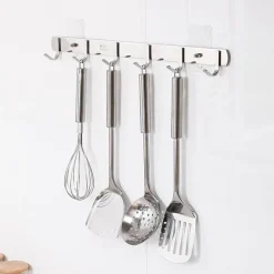 Comfort u0026 Style Gadgets Für Zuhause-Robuste transparente selbstklebende Kleiderbügel – 10 Stück stanzfreie Wandhaken