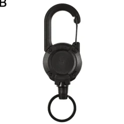 The Outdoor Vault Camping-Werkzeuge|Outdoor-Artikel-Robuster, einziehbarer Schlüsselanhänger – praktisches Ziehdesign