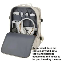 BagAura Taschen & Geldbörsen-Robuster Reiserucksack, Laptop-Hülle, USB-Anschluss, Trolley-Hülle