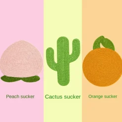 TailTrend Haustierspielzeug-Robustes Kratzbrett in Mandarine für spielerische Entspannung und gesunde Krallen