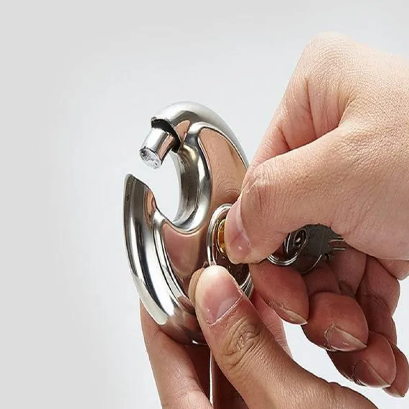 Trail u0026 Beyond Camping Im Freien|Outdoor & Garten-Robustes Vorhängeschloss aus Edelstahl – Sicheres Rundschloss