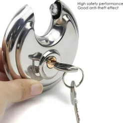 Trail u0026 Beyond Camping Im Freien|Outdoor & Garten-Robustes Vorhängeschloss aus Edelstahl – Sicheres Rundschloss