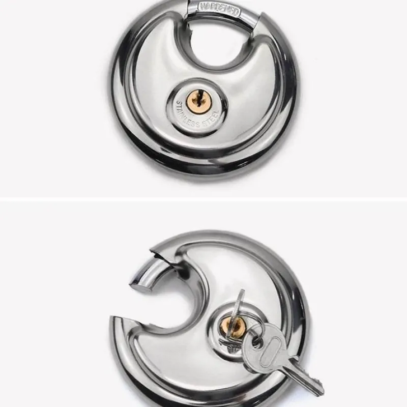 Trail u0026 Beyond Camping Im Freien|Outdoor & Garten-Robustes Vorhängeschloss aus Edelstahl – Sicheres Rundschloss