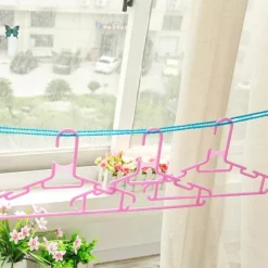 Tranquil Waters Badezimmer-Robustes, winddichtes Wäscheleinen-Trockenseil – rutschfeste Outdoor-Leine