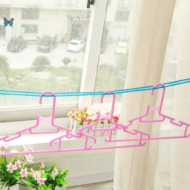 Tranquil Waters Badezimmer-Robustes, winddichtes Wäscheleinen-Trockenseil – rutschfeste Outdoor-Leine