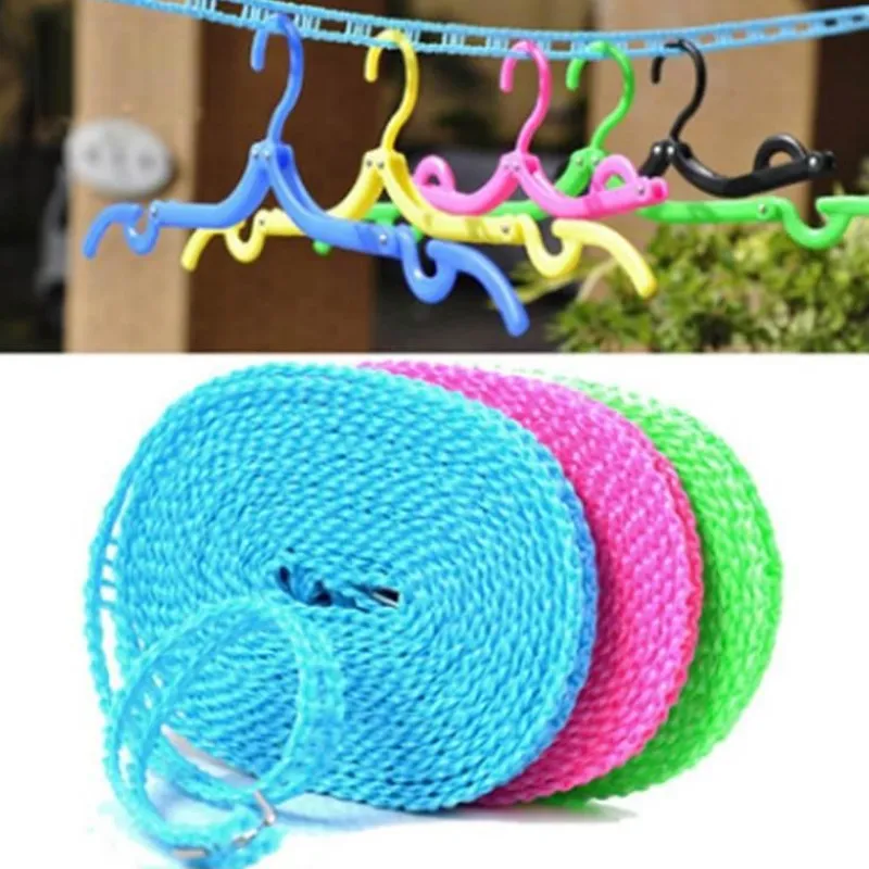 Tranquil Waters Badezimmer-Robustes, winddichtes Wäscheleinen-Trockenseil – rutschfeste Outdoor-Leine