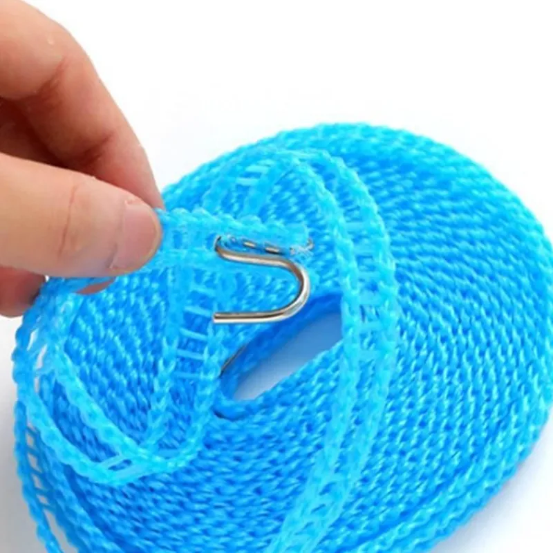 Tranquil Waters Badezimmer-Robustes, winddichtes Wäscheleinen-Trockenseil – rutschfeste Outdoor-Leine