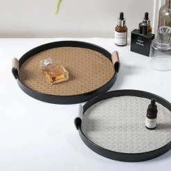 Cozy Nest Decor Wohndeko-Romain Tablett – Elegantes Serviertablett für die Inneneinrichtung