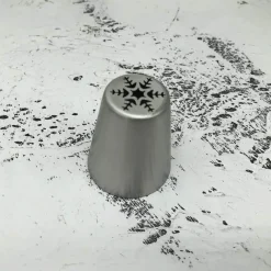 Tom Küche & Esszimmer-Rosen-Spritztüllen-Set zum Dekorieren von Weihnachtsgebäck – ideal für festliche Leckereien