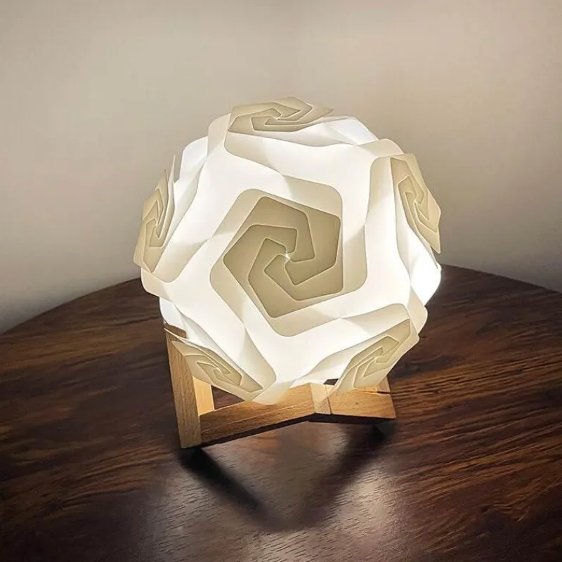 Bright Accents Beleuchtung-Rosen-Windmühlenlampe – Dekoratives LED-Nachtlicht