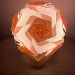 Bright Accents Beleuchtung-Rosen-Windmühlenlampe – Dekoratives LED-Nachtlicht