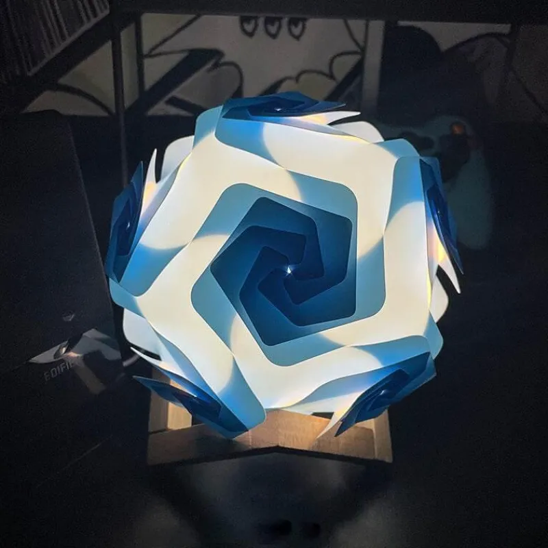 Bright Accents Beleuchtung-Rosen-Windmühlenlampe – Dekoratives LED-Nachtlicht