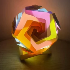 Bright Accents Beleuchtung-Rosen-Windmühlenlampe – Dekoratives LED-Nachtlicht