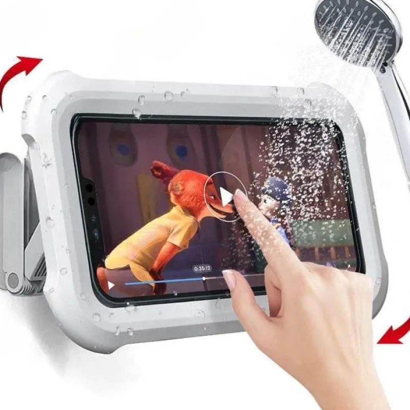 The Blissful Bath Badezimmer-Rotatable Waterproof Shower Phone Holder - Bathroom Accessory