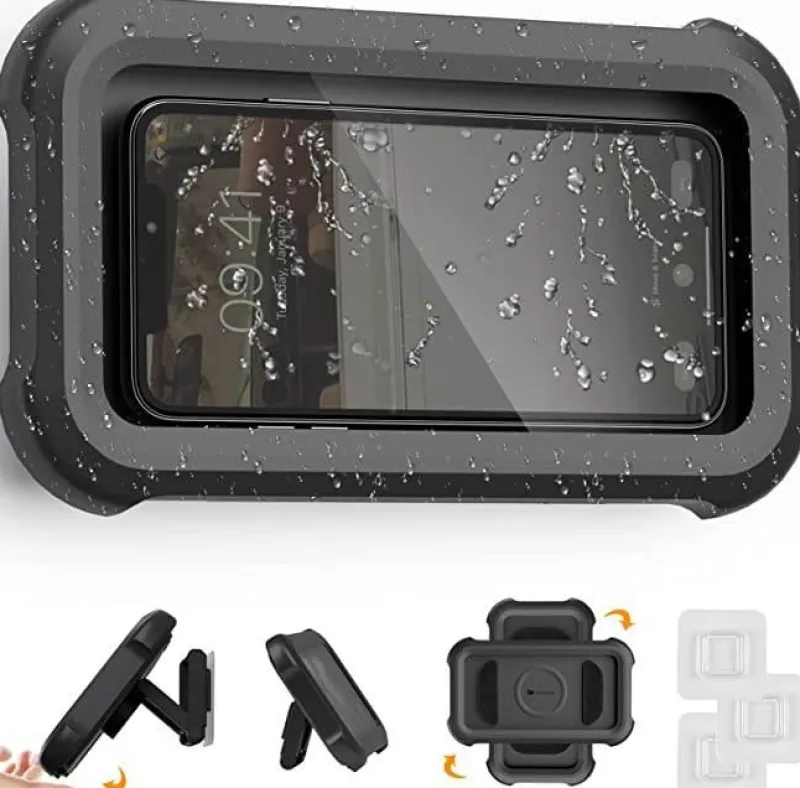 The Blissful Bath Badezimmer-Rotatable Waterproof Shower Phone Holder - Bathroom Accessory