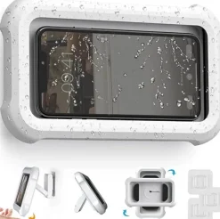 The Blissful Bath Badezimmer-Rotatable Waterproof Shower Phone Holder - Bathroom Accessory