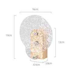 Bright Accents Beleuchtung-Rotierende Wasserwellen-Nachtlampe – Beruhigendes LED-Stimmungslicht